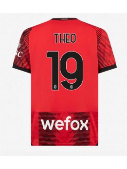 AC Milan Theo Hernandez #19 Heimtrikot 2023-24 Kurzarm